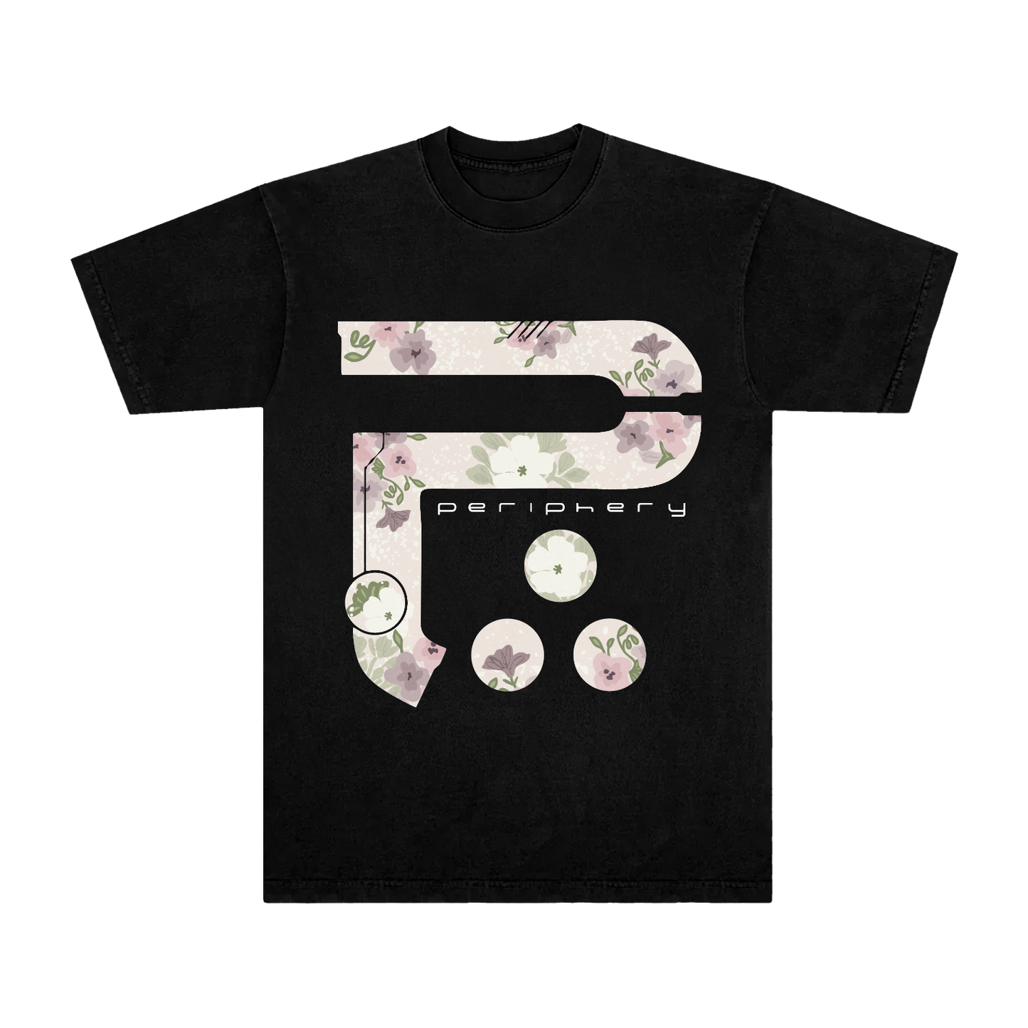 Floral P Logo 2.0 Tee