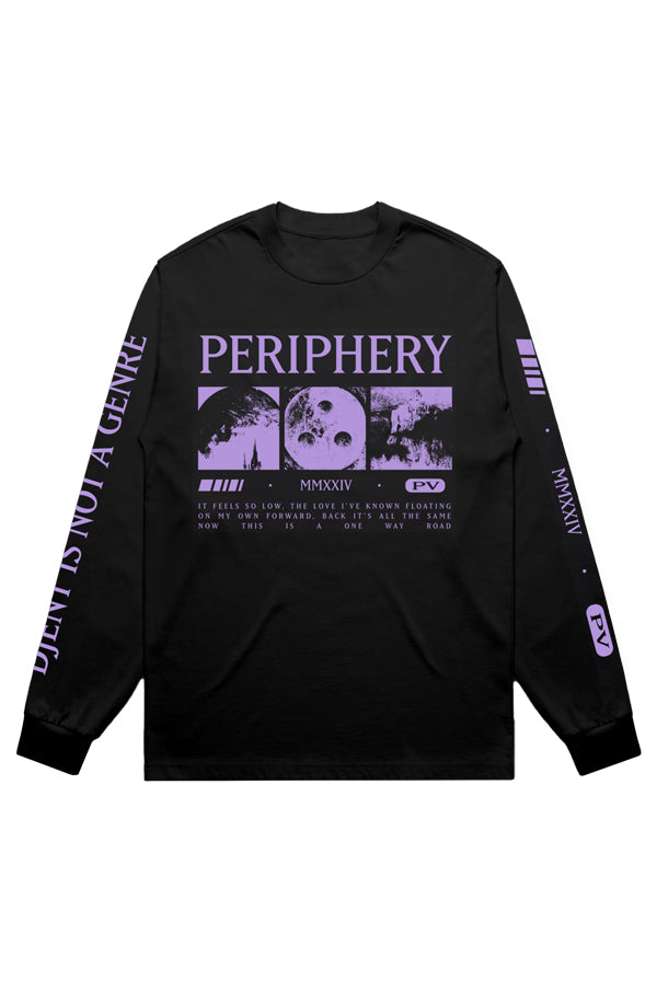 Album Collage Long Sleeve Tee (Black)