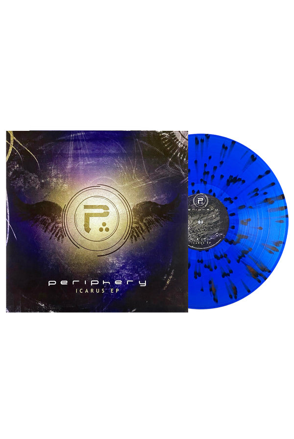 Icarus LP (Cobalt with Brown Splatter)